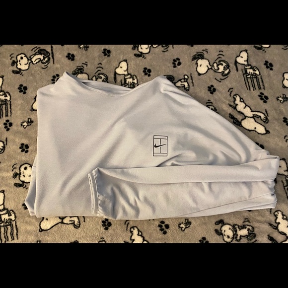 Baby blue Nike Tennis Long-sleeve - Picture 1 of 1